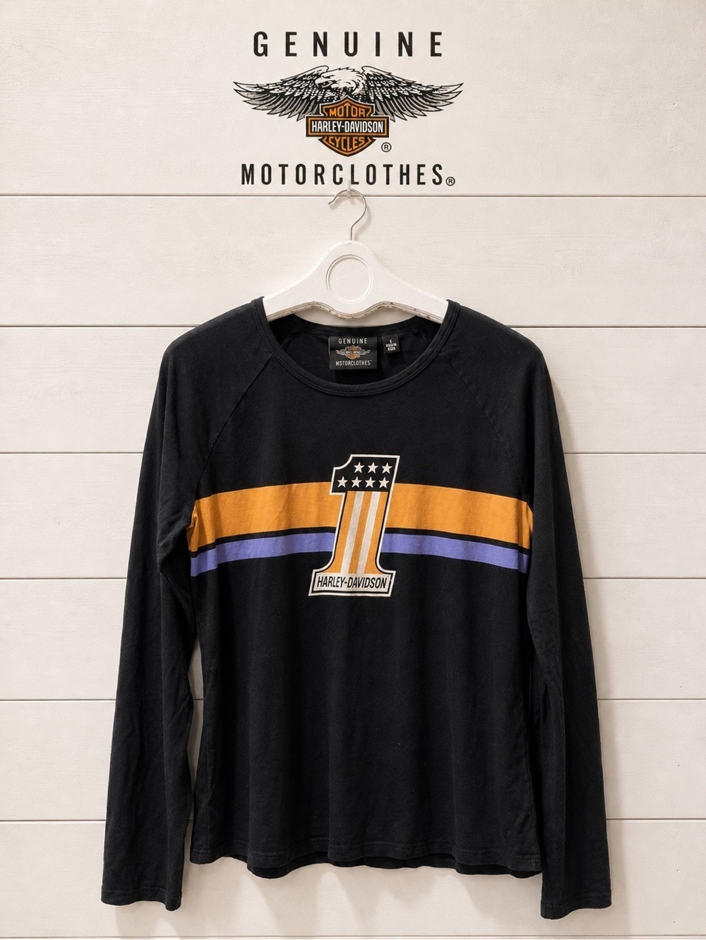 Harley-Davidson® Women's #1 Striped Long Sleeve Tee
Size L